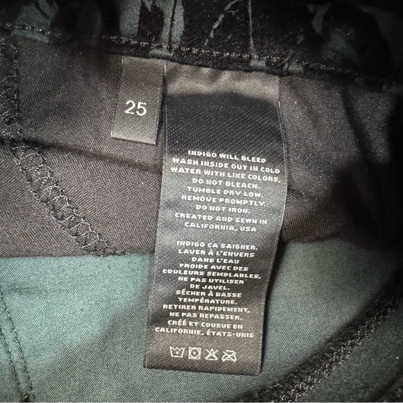 NWT New J BRAND Super Skinny Mid-Rise Olive BROCAD Jeans Size 25 - Picture 9 of 10